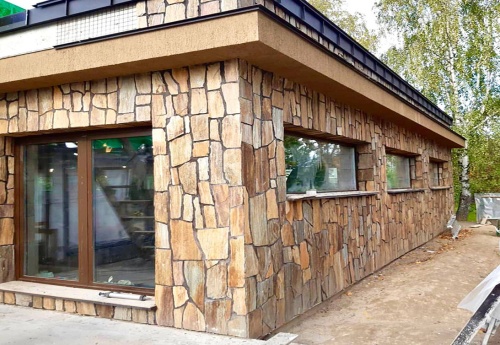 Плитняк кора дерева для фасада купить в Куровском