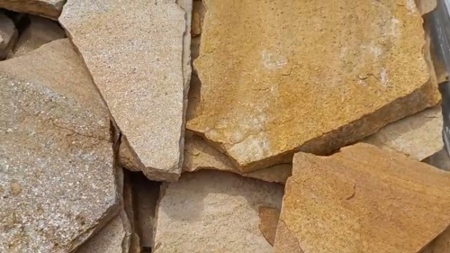 Плитняк златолит жёлтый для фасада 1,5-3 см купить в Куровском