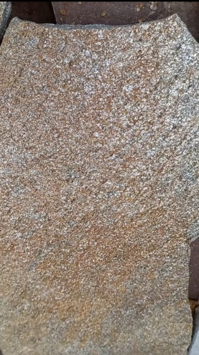 Плитняк златолит серебристый для цоколя, отмостки купить в Куровском