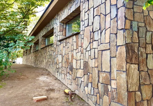 Плитняк кора дерева для цоколя, отмостки купить в Куровском