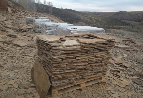 Плитняк кора дерева для цоколя, отмостки купить в Куровском