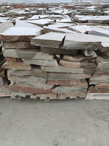 Плитняк песчаник серо-зелёный для мощения 60-65 мм купить в Куровском