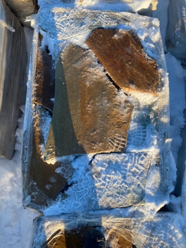 плитняк златолит жёлтый переходной